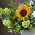 В гостях у Ван Гога: полевой букет с подсолнухом в Санкт-Петербурге - Фотография 2