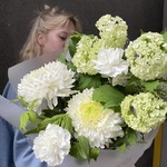 Лето в деревне: полевой букет с хризантемами в Санкт-Петербурге - Фотография 4