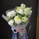 Лето в деревне: полевой букет с хризантемами в Санкт-Петербурге - Фотография 5