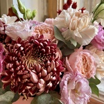 Вечерний сад: осенняя композиция в винной гамме в Санкт-Петербурге - Фотография 2