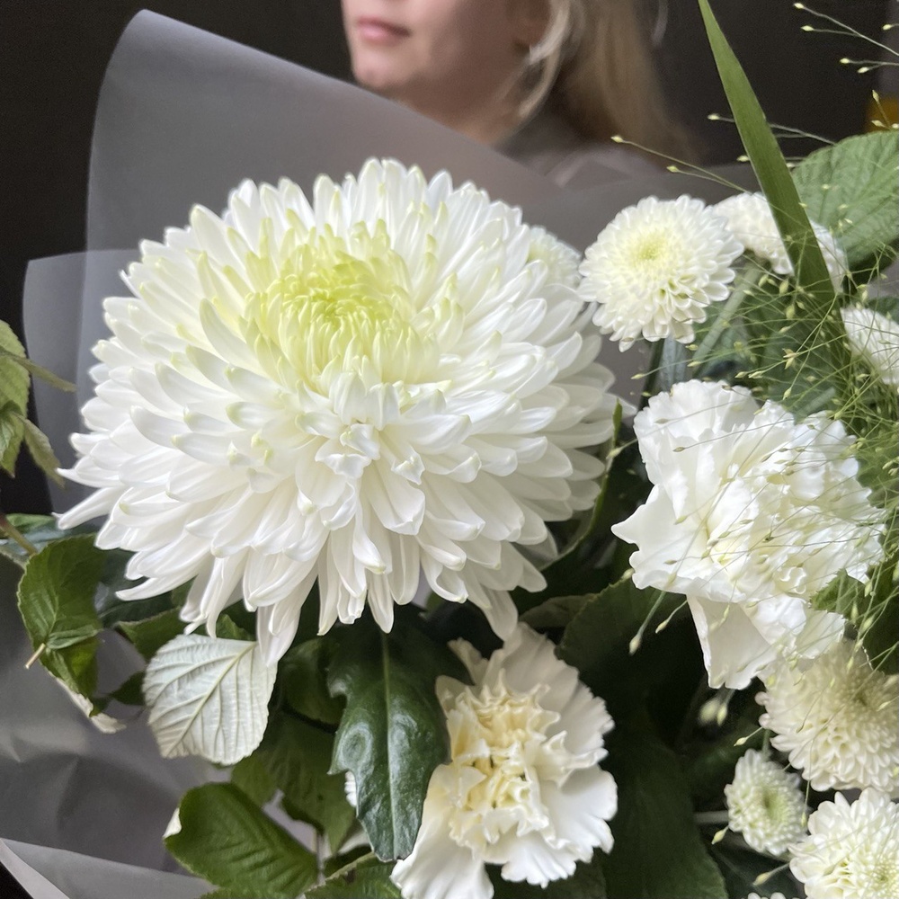 Хелин: букет в белоснежной гамме