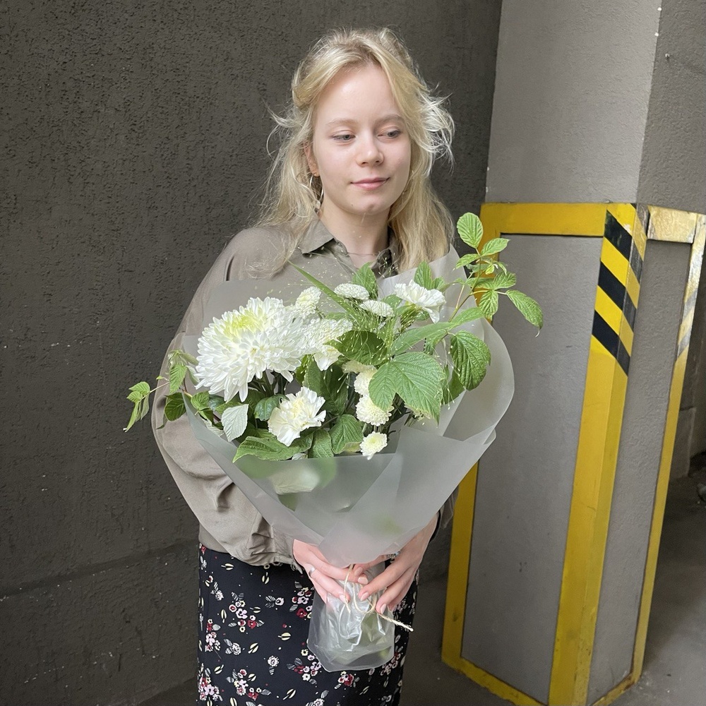 Хелин: букет в белоснежной гамме