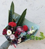 Букет для скорпиона: протея Бренда, лист стрелиции, целлозия - Фотография 8 Букет для скорпиона: протея Бренда, лист стрелиции, целлозия - Фотография 8