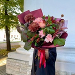 Золотые россыпи: осенний букет с хризантемами в Санкт-Петербурге - Фотография 5