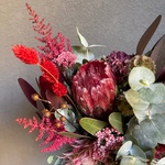 Шантарам: свадебный букет в бордовой гамме в Санкт-Петербурге - Фотография 4