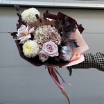 Стыдливый покров: сезонные хризантемы, тыква и другие цветы с доставкой по СПБ - Фотография 6