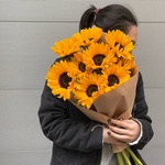 Живописные подсолнухи в крафте в Санкт-Петербурге - Фотография 4