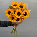 Живописные подсолнухи в крафте в Санкт-Петербурге - Фотография 6