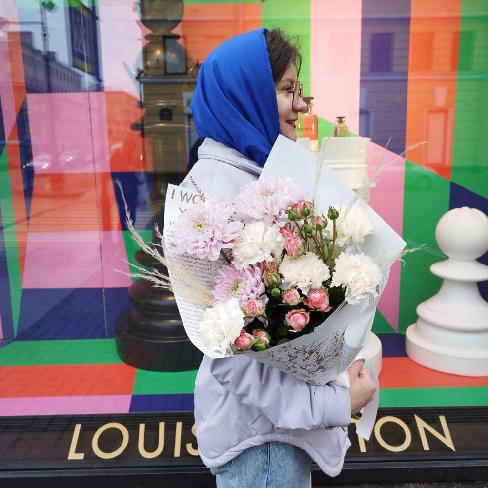 Букет для Рыб, гороскоп, доставка по СПб