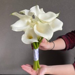 Жакотте: свадебный из белых калл в Санкт-Петербурге - Фотография 4