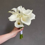 Жакотте: свадебный из белых калл в Санкт-Петербурге - Фотография 5