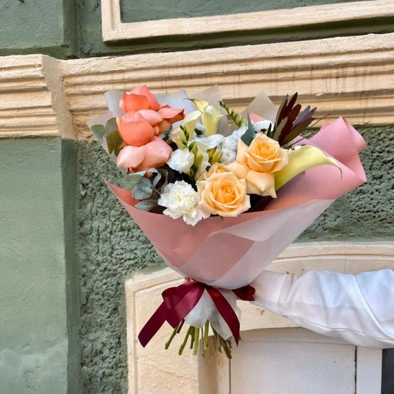 Необычные оригинальные букеты 💐🏵🏵 в Санкт-Петербурге: купить необычный ...