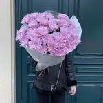 Сиреневый бархат: 9 кустовых хризантем в Санкт-Петербурге - Фотография 1