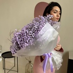 Флаффи сиреневый: большой букет из гипсофилы в Санкт-Петербурге - Фотография 7