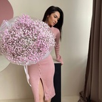 Флаффи розовый: букет из гипсофилы в Санкт-Петербурге - Фотография 3