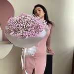 Флаффи розовый: букет из гипсофилы в Санкт-Петербурге - Фотография 5