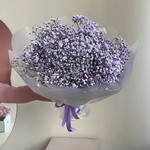 Флаффи маленький: сиреневый букет из гипсофилы в Санкт-Петербурге - Фотография 2