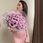 Ночной звездопад: букет из стойких хризантем в Санкт-Петербурге - Фотография 2