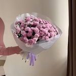 Ночной звездопад: букет из стойких хризантем в Санкт-Петербурге - Фотография 6