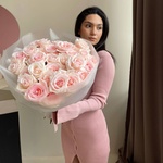 Пинк Муд: букет из 35 розовых роз в Санкт-Петербурге - Фотография 5