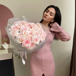 Пинк Муд: букет из 35 розовых роз в Санкт-Петербурге - Фотография 1