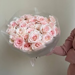 Пинк Муд: букет из 35 розовых роз в Санкт-Петербурге - Фотография 7