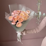 Огни святого Эльма: букет из пионовидной розы в Санкт-Петербурге - Фотография 3