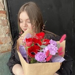 Крыло любви: букет-комплимент с анемонами в Санкт-Петербурге - Фотография 5