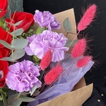 Крыло любви: букет-комплимент с анемонами в Санкт-Петербурге - Фотография 4