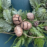 Рождественский венок ручной работы с гирляндой в Санкт-Петербурге - Фотография 3