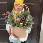 Лесной орешек: зимняя композиция в бронзовых оттенках в Санкт-Петербурге - Фотография 5