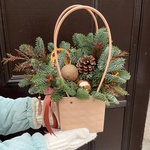 Лесной орешек: зимняя композиция в бронзовых оттенках в Санкт-Петербурге - Фотография 7