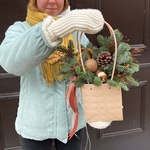 Лесной орешек: зимняя композиция в бронзовых оттенках в Санкт-Петербурге - Фотография 2