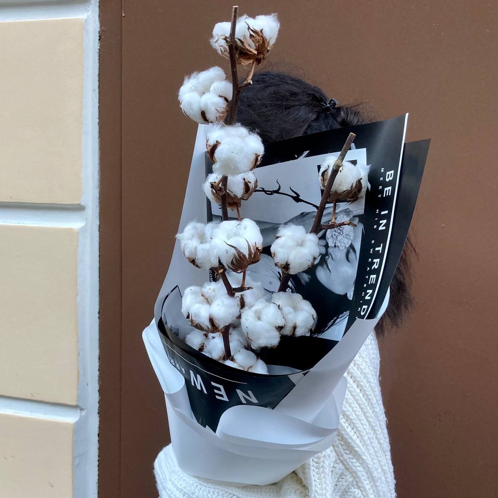 Хлопок в стильной упаковке