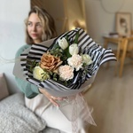 Я вас слушаю: букет-комплимент - Фотография 1