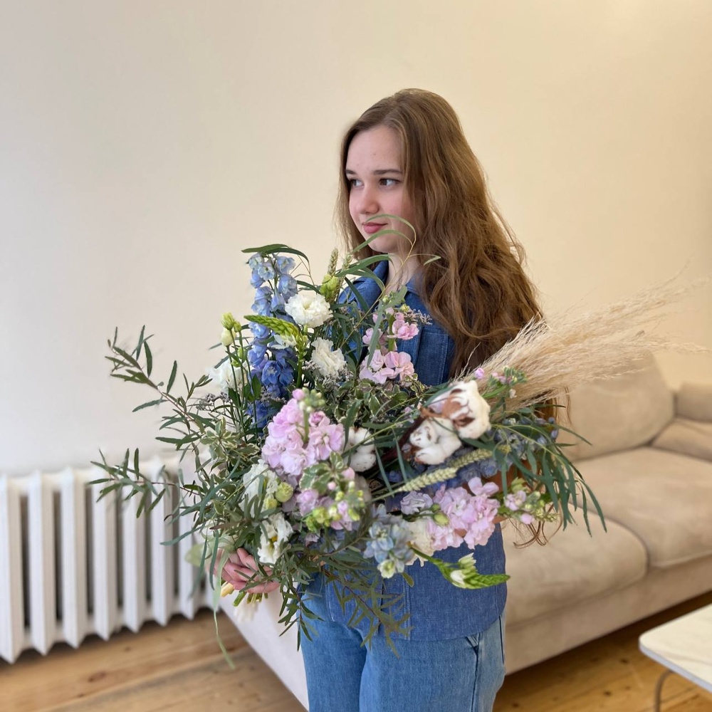 Лекарственный отвар: интерьерный букет в полевом стиле