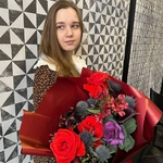 Букет с черными каллами в красных и фиолетовых оттенках с доставкой в Санкт-Петербурге - Фотография 1