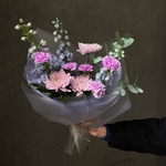 Лиловые сумерки: букет стойких цветов в Санкт-Петербурге - Фотография 2