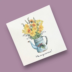 Букет «Мини-открытка «Мамулечке» К-90»