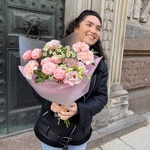 Биарриц: авторский букет в нежной гамме в Санкт-Петербурге - Фотография 4 Биарриц: авторский букет в нежной гамме в Санкт-Петербурге - Фотография 4