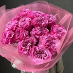 Розовая мечта: 15 пионовидных роз сорта Кантри Блюз в Санкт-Петербурге - Фотография 4