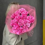 Розовая мечта: 15 пионовидных роз сорта Кантри Блюз в Санкт-Петербурге - Фотография 6