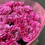 Розовая мечта: 25 пионовидных роз сорта Кантри Блюз в Санкт-Петербурге - Фотография 5