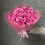 Розовая мечта: 25 пионовидных роз сорта Кантри Блюз в Санкт-Петербурге - Фотография 7