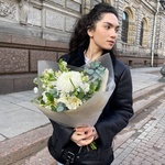 Вайт Энжел: авторский букет в белой гамме в Санкт-Петербурге - Фотография 6