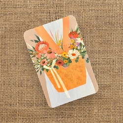 Букет «Мини-открытка «Цветочная корзинка» / PrintMyFlowers 00026» Букет «Мини-открытка «Цветочная корзинка» / PrintMyFlowers 00026»