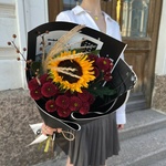 Букет к 1 сентября с доставкой в Санкт-Петербурге - Фотография 1