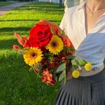 Букеты к 1 сентября с доставкой в Санкт-Петербурге - Фотография 1