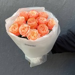 Пионовидный рай: пионовидные розы в лаконичной упаковке в Санкт-Петербурге - Фотография 5