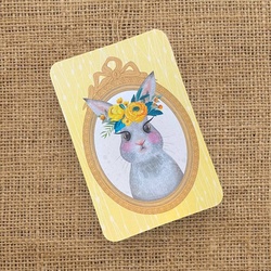 Букет «Мини-открытка «Портрет» / PrintMyFlowers 00090»